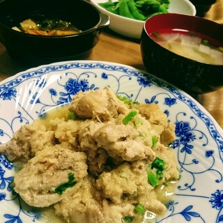 お肉やわらか♪鶏肉のみぞれ煮